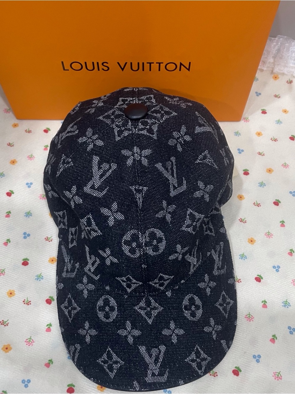 Louis Vuitton Monogram Denim Baseball Cap - Navy/Gray